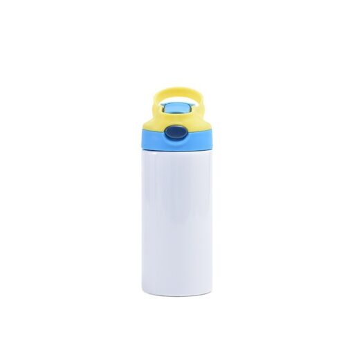 Reusable Kids Water Bottle Stainless Steel Insulated Tumbler with Straw Lid for School